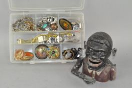 Assorted costume jewellery, including watches,