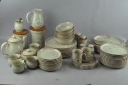 A large collection of Denby 'Daybreak' ceramics,