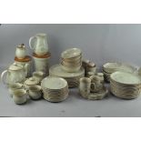 A large collection of Denby 'Daybreak' ceramics,