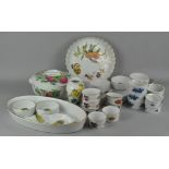 A mixed collection of ceramics,