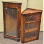 A corner cabinet