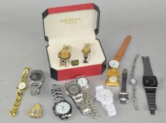 An assortment of vintage wristwatches