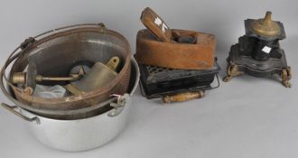 A mixed lot, including a jam pot,