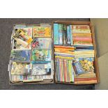 Two boxes of assorted books, mostly Enid Blyton,