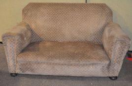 A vintage drop end sofa,