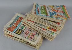 A collection of vintage Beano and Dandy comics,