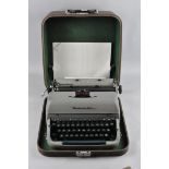 A Remington typewriter,