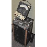 A group of electrical items - RAF Air Ministry gauges including a transmitter T 1942 No 10d/18214,