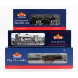 Three Bachmann Branch Line locomotives, to include BB Class 3MT Tank, engine number 82030, 31-976A,