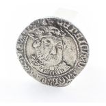 A Henry VIII debased silver Groat, posthumous,