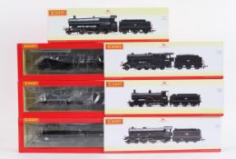 Four Hornby 00 gauge locomotives, to include BR Class 8F, engine number 48045 R3564; BR Class 2800,