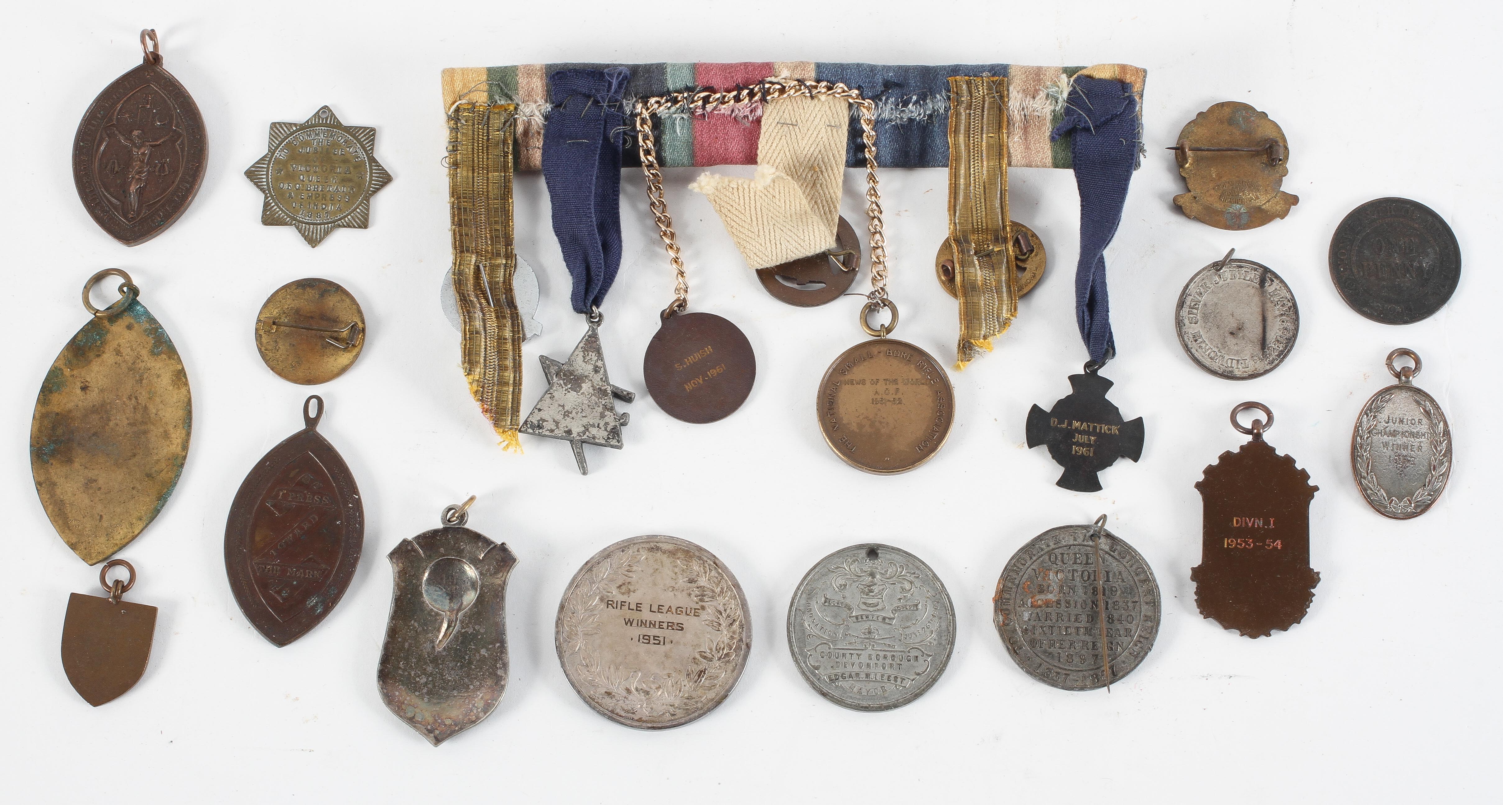 A group of medals and coins - Image 2 of 2