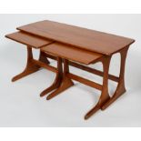 A teak nest of tables, possibly G-Plan,