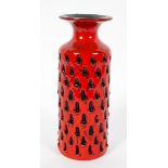 A 1960's Italian made vintage pottery vase,