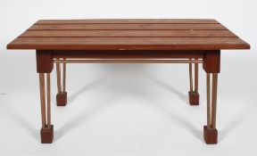 A 20th century bespoke coffee table,