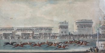 After James Pollard (British) (1792 - 1867), 'Ascot Heath Race For His Majesty's Gold Plate',