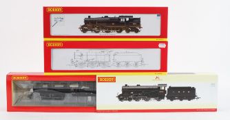Three Hornby 00 gauge locomotives, to include LNER Class B1 Roedeer,