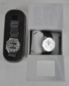 A Skagen gents quartz wristwatch, together with another watch,