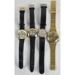 Four vintage watches, Joyas Super Delux 21, Seiko Hi Beat,