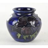 A small Moorcroft 'Anemone' pattern vase,