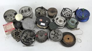 A collection of assorted fishing reels, to include an Angler Scout 8-80,