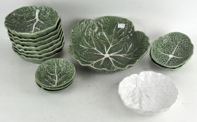 A collection of Portuguese cabbage leaf dishes,