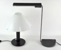 Two table lamps, to include a 1980's Tronconi lamp and an OMK lamp,