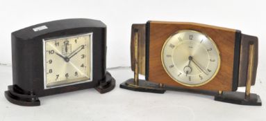 A mid-century Metamec mantle clock,