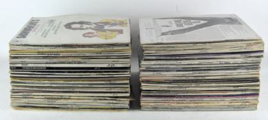 A large collection of records