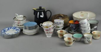Assorted ceramics, including tea sets, a Denby stoneware tea pot,