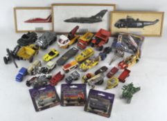 A selection of Die cast model vehicles,