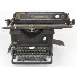 A vintage Remington typewriter,