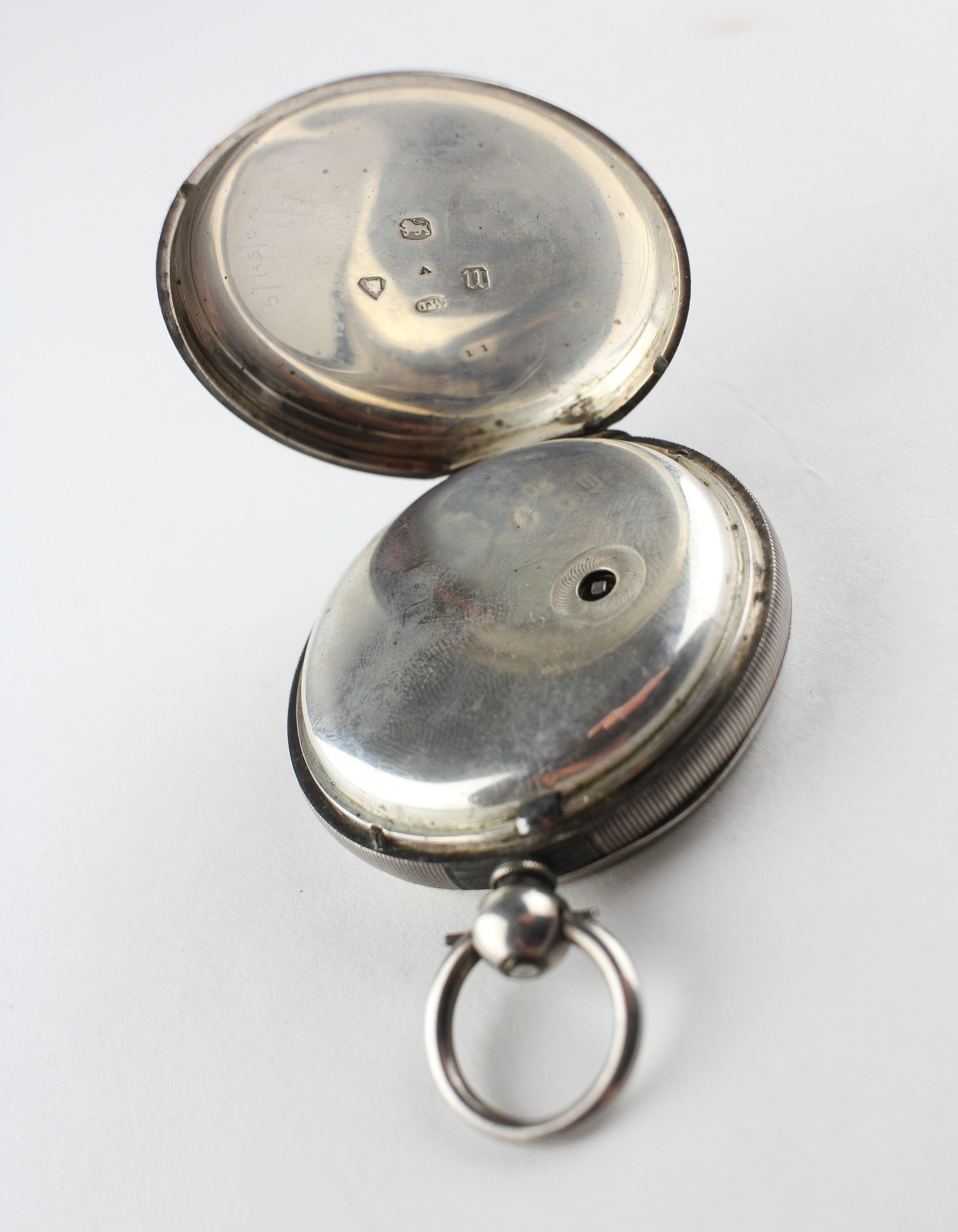 An open face pocket watch. - Image 2 of 2