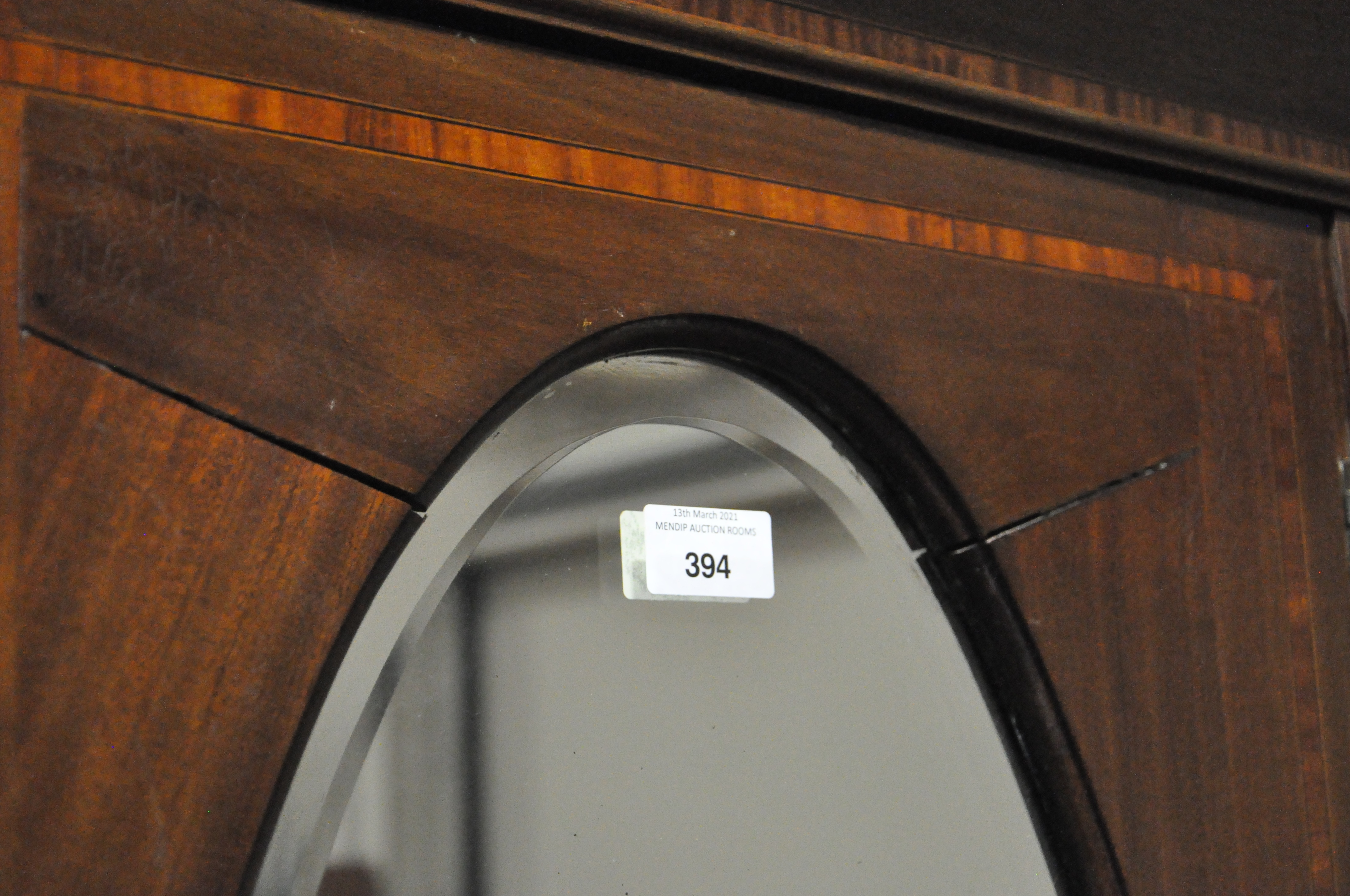 An Edwardian mahogany and satinwood inlaid wardrobe, by 'Edwards & Roberts', - Image 8 of 17