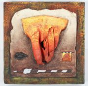 Jim Rattenbury, Wall Sculpture, mixed media, signed in pencil to rear of frame,