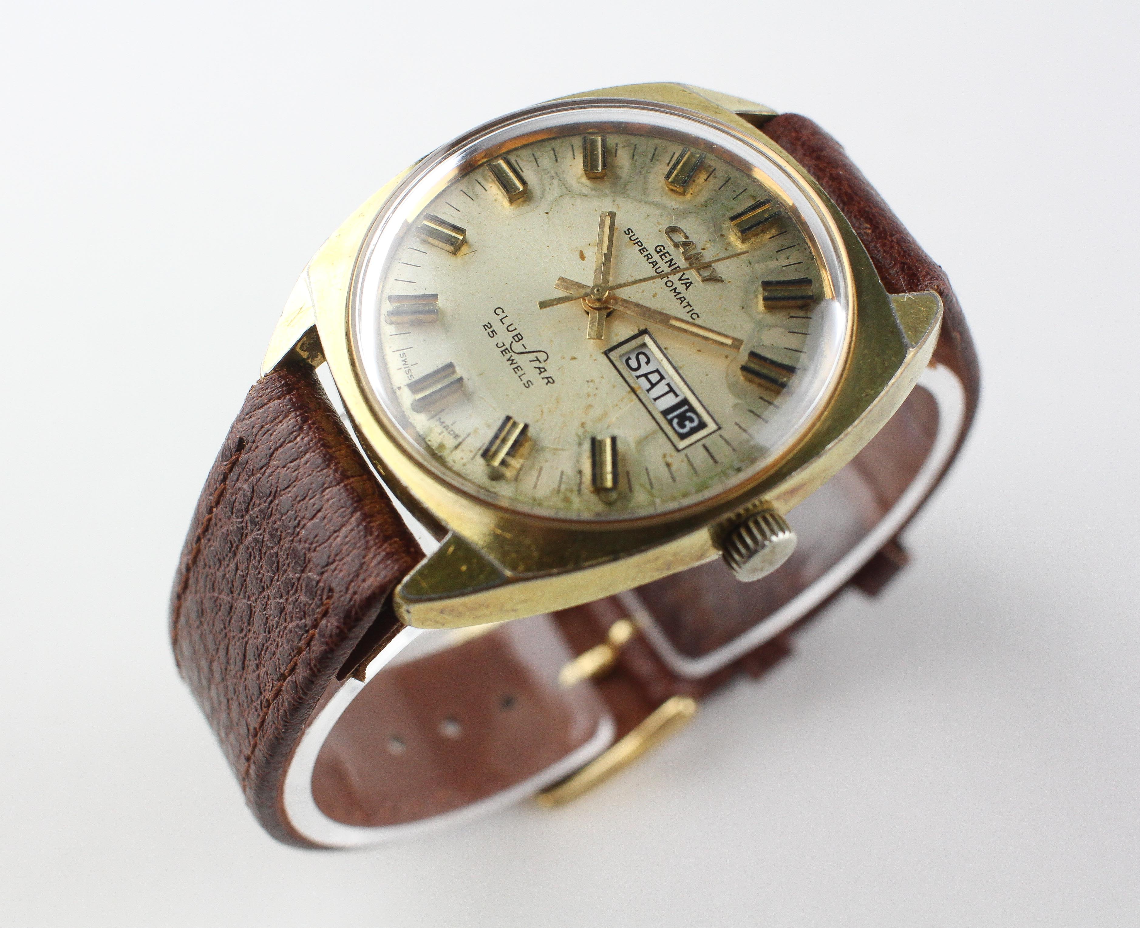 A gold plated Camly super automatic wristwatch. - Image 2 of 6