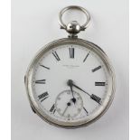 An open face pocket watch.