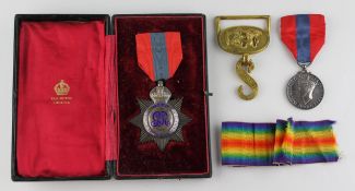 An Imperial Service Order and Medal for Frederick R J.