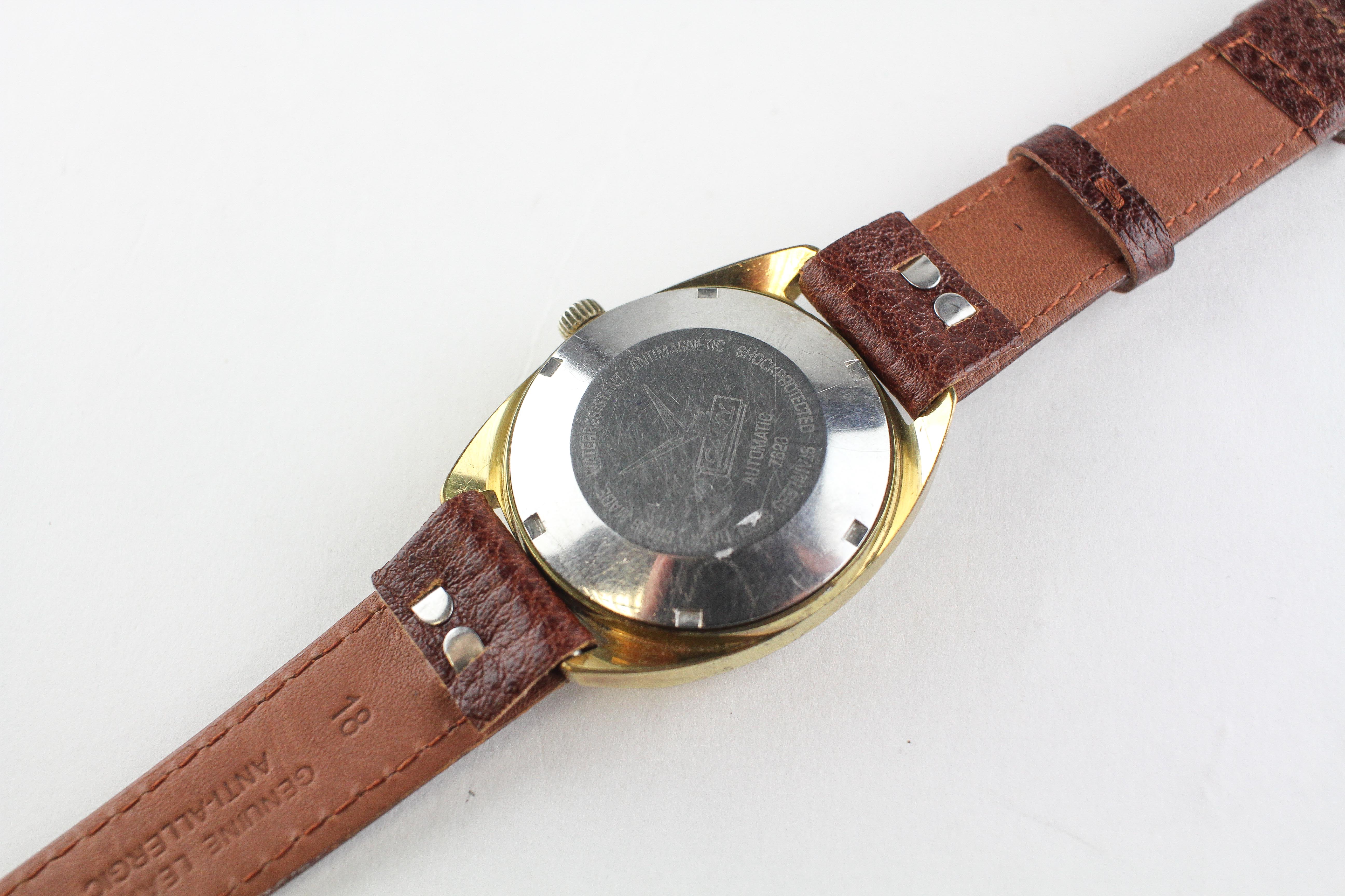 A gold plated Camly super automatic wristwatch. - Image 4 of 6