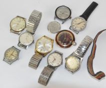 Nine vintage watches, including Seiko,