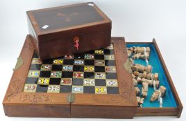 A novelty chess set,