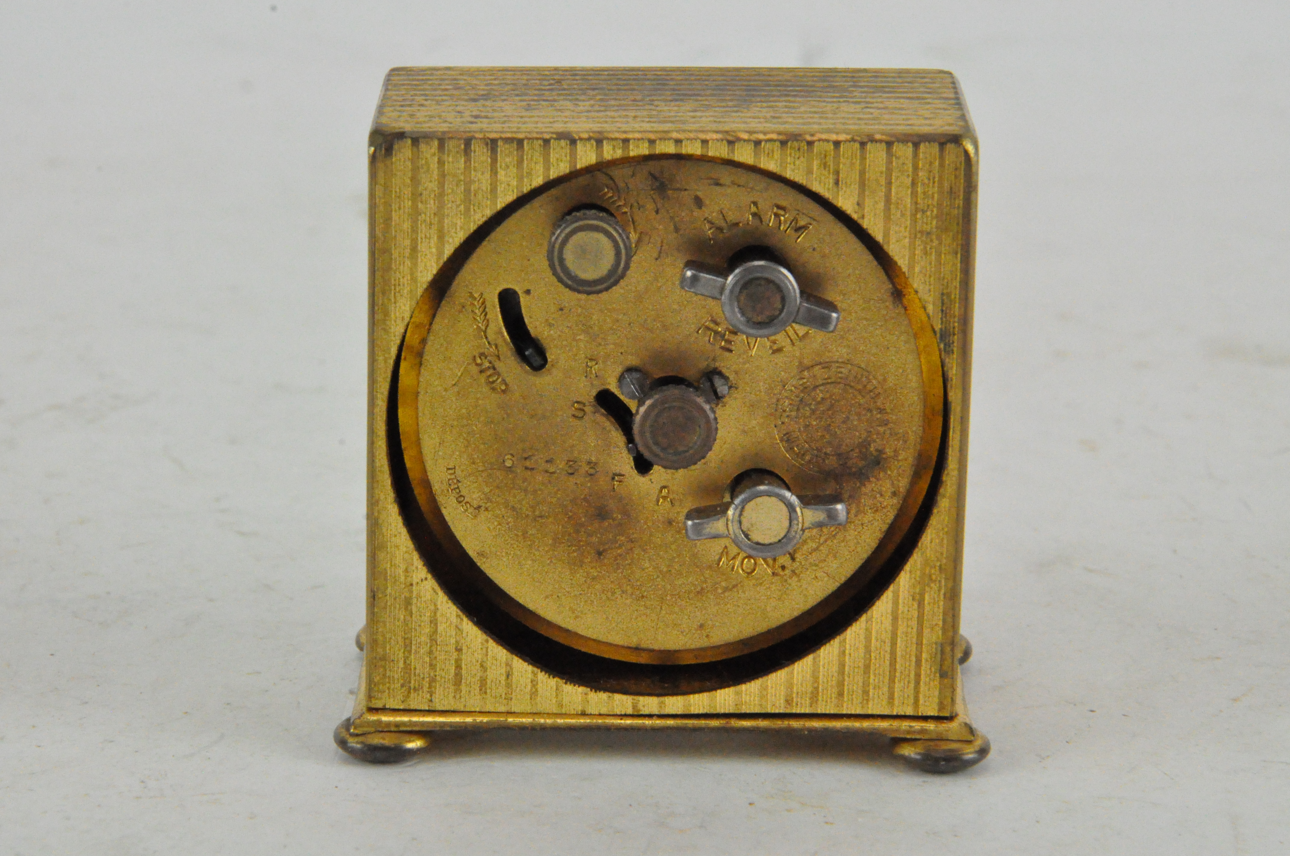 A small travelling Zenith clock, in original fitted box, Swiss made, - Image 2 of 2