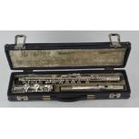A Boosey and Hawkes 'Empower' silver plated flute,