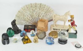 Assorted collectables, to include a Johnnie Walker whisky figure,