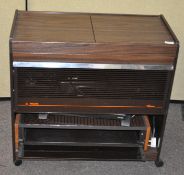 A Phillips Hostess trolley and hot plate,