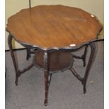 A mahogany centre table