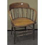 An early 20th century arm chair,