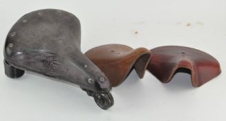 A vintage bicycle saddle by Hero Cycles Ltd,