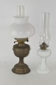 An early 20th century oil lamp, by Duplex,