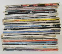A large collection of assorted vinyls